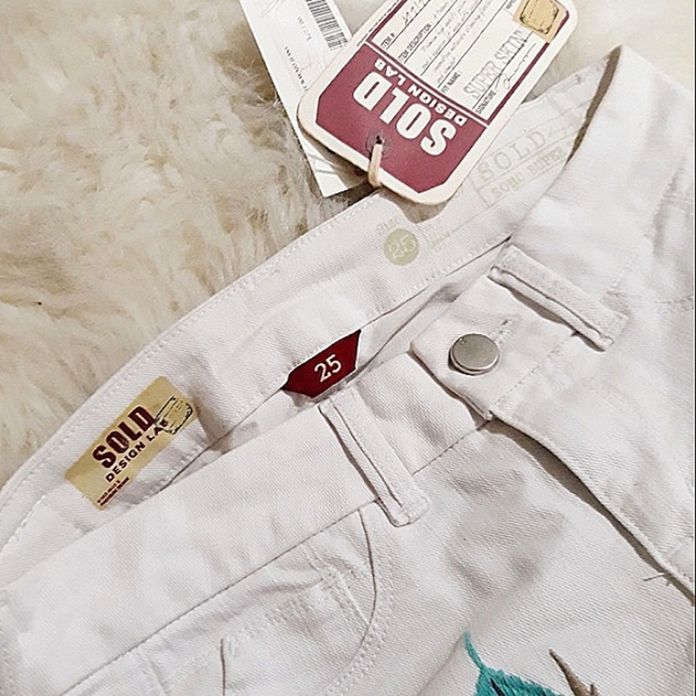 EMBROIDERED Aztec Tribal Navaho Southwest Jeans NWT by Design Lab Only 1 left - Picture 7 of 9